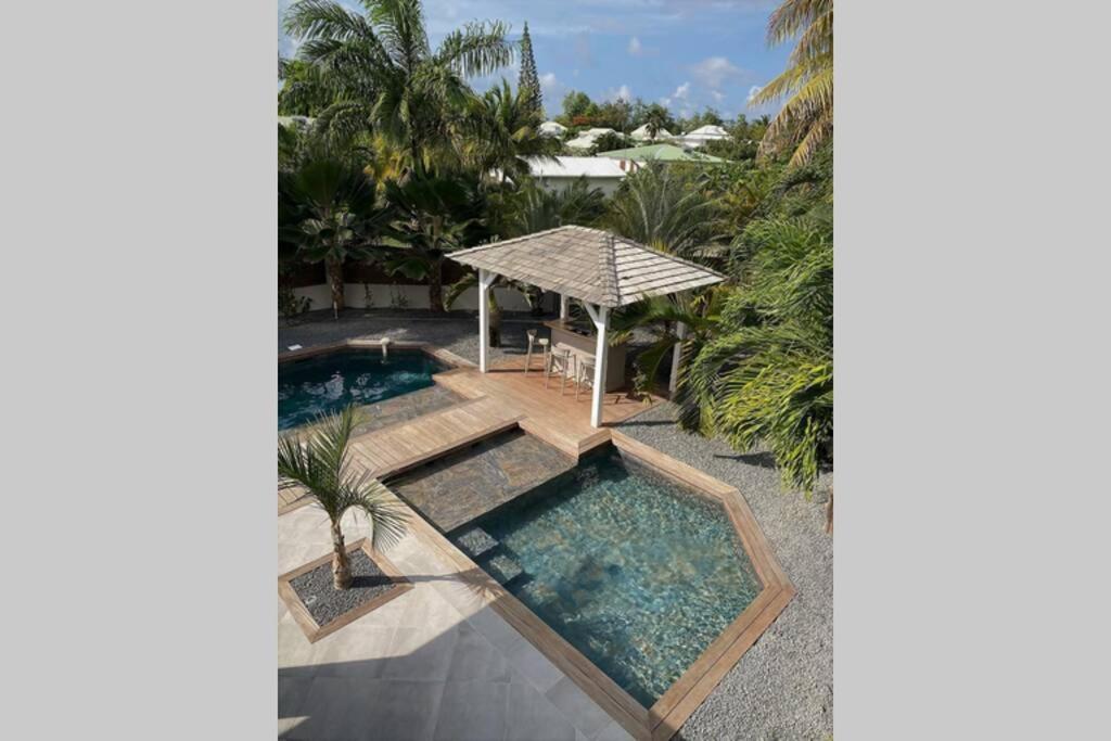 Villa Manzana : Neuve 4Ch 4Sdb 2 Piscines - Luxe 圣弗朗索瓦 外观 照片