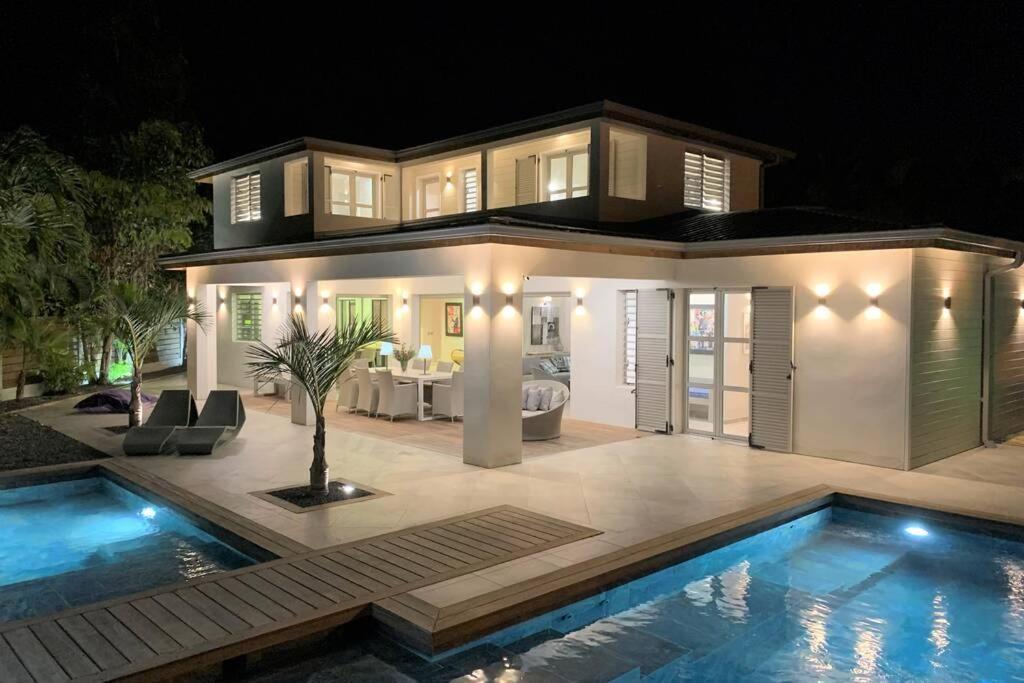 Villa Manzana : Neuve 4Ch 4Sdb 2 Piscines - Luxe 圣弗朗索瓦 外观 照片