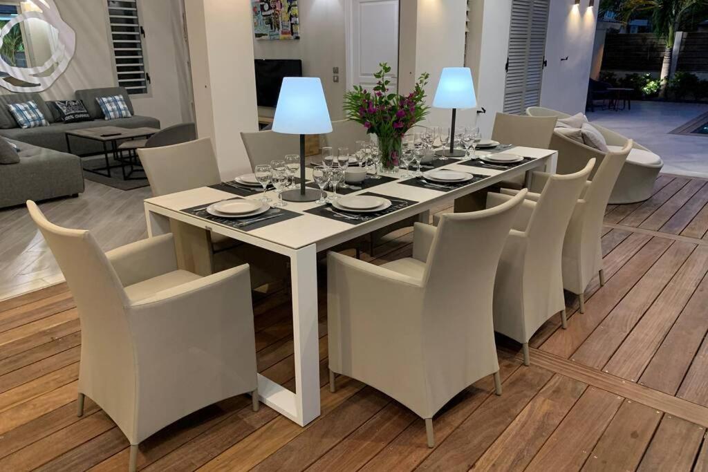 Villa Manzana : Neuve 4Ch 4Sdb 2 Piscines - Luxe 圣弗朗索瓦 外观 照片