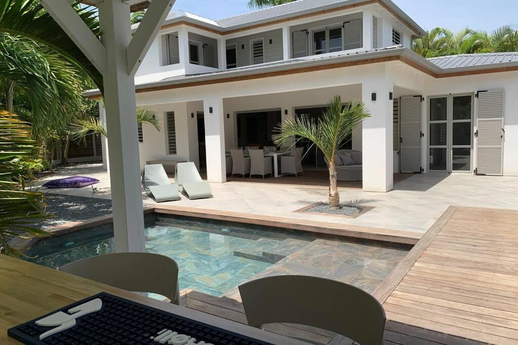 Villa Manzana : Neuve 4Ch 4Sdb 2 Piscines - Luxe 圣弗朗索瓦 外观 照片