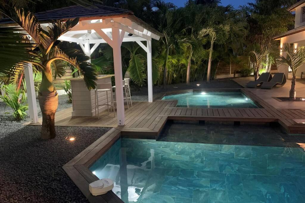 Villa Manzana : Neuve 4Ch 4Sdb 2 Piscines - Luxe 圣弗朗索瓦 外观 照片
