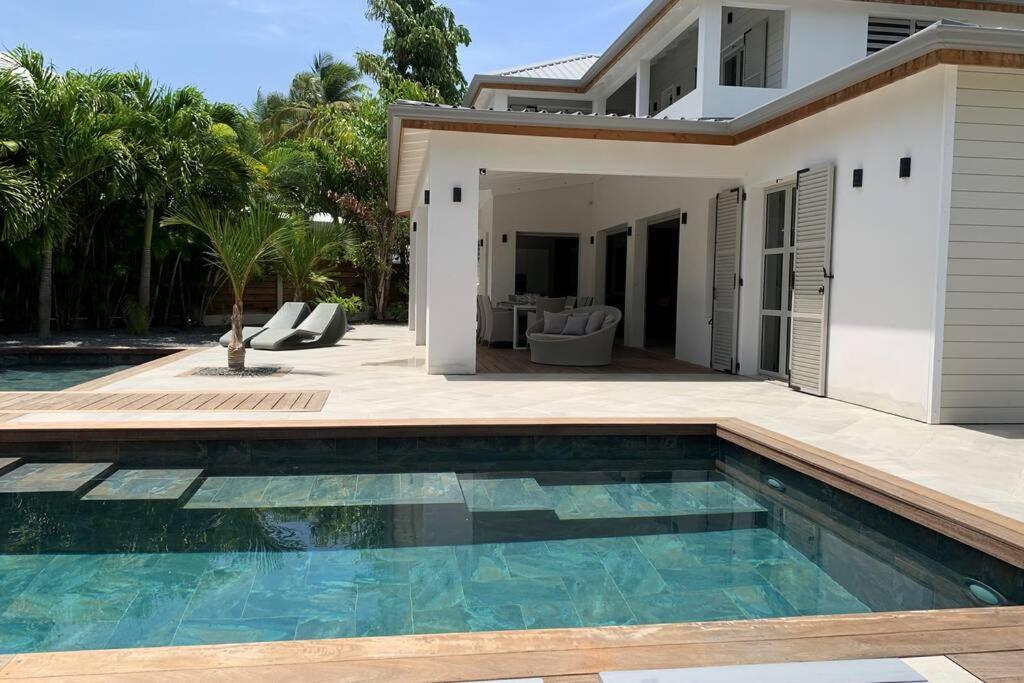 Villa Manzana : Neuve 4Ch 4Sdb 2 Piscines - Luxe 圣弗朗索瓦 外观 照片