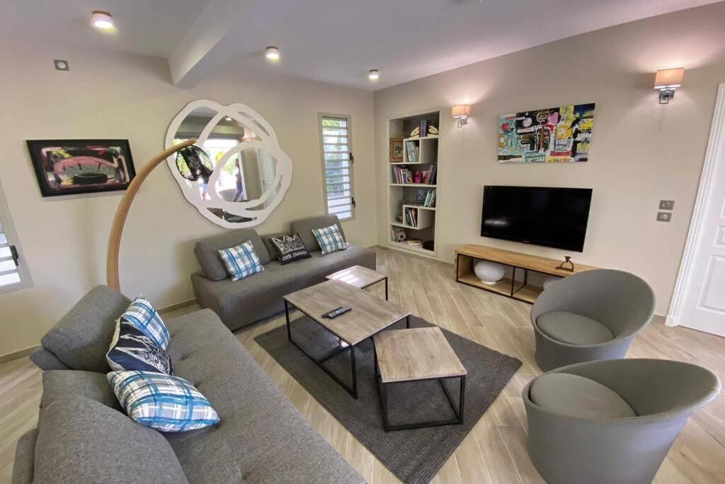Villa Manzana : Neuve 4Ch 4Sdb 2 Piscines - Luxe 圣弗朗索瓦 外观 照片