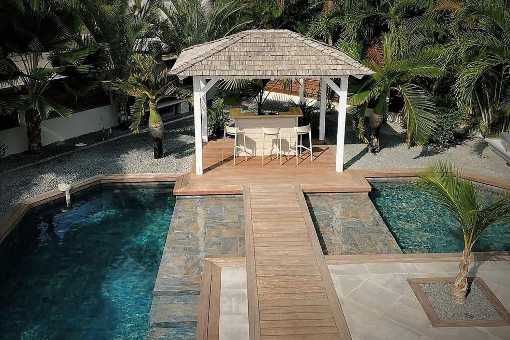 Villa Manzana : Neuve 4Ch 4Sdb 2 Piscines - Luxe 圣弗朗索瓦 外观 照片