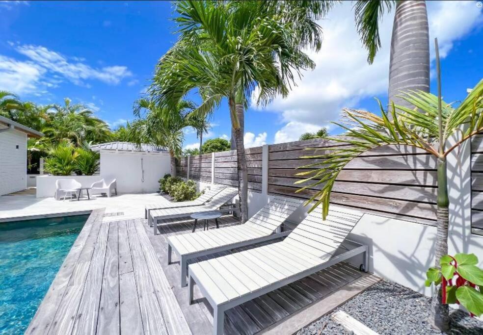 Villa Manzana : Neuve 4Ch 4Sdb 2 Piscines - Luxe 圣弗朗索瓦 外观 照片